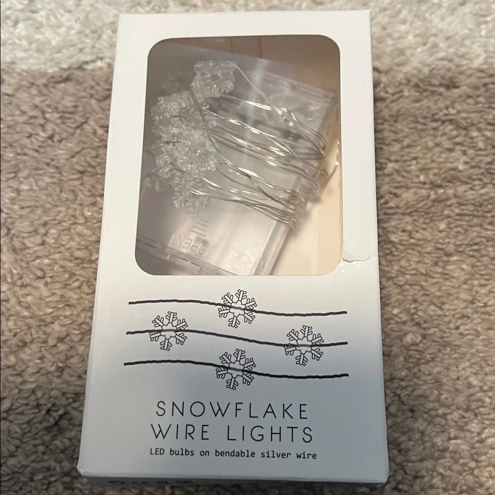 SIX Christmas LED lights, NIB and EUC! Candy canes, bells, snowflakes, multi!